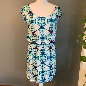 Banana Republic Tie Die Swirl Dress~Size XS